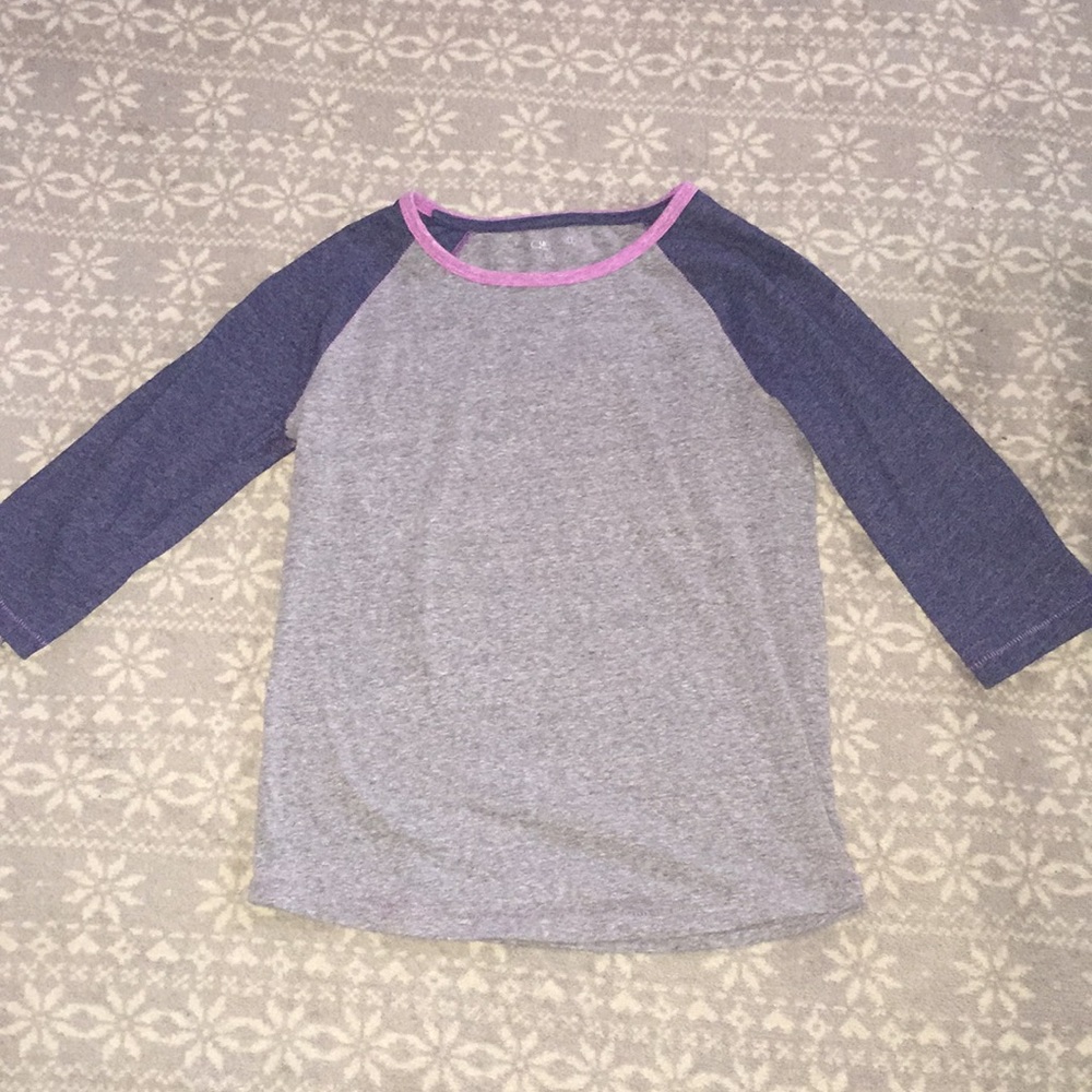 Baseball style T-shirt
